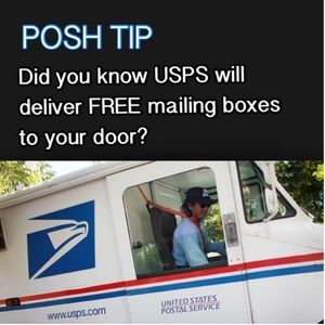 POSH TIP — FREE SHIPPING BOXES!